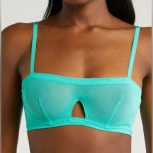 Free People We Are Hah Mesh Underwire Bra NWT